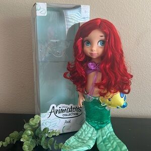 EUC Disney Store 1st Edition Animators Collection Ariel 16" Doll Original Box